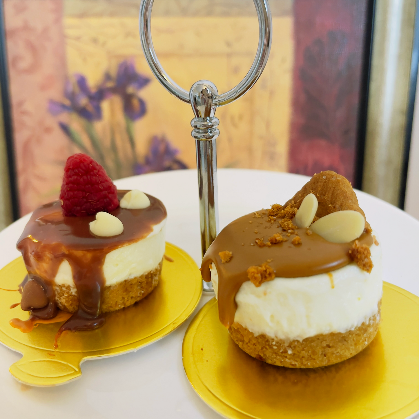 Mini Eggless Cheesecake Trio