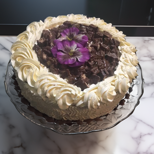 Mocha Blossom Delight Cake