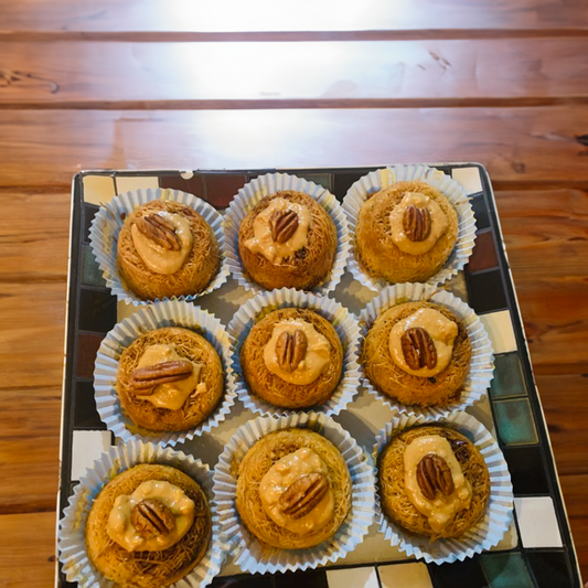 Petite Pecan Kunafa Delights