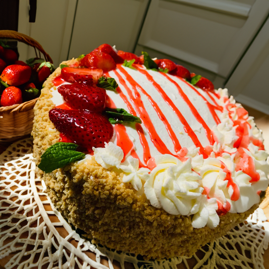 Summer Berry Bliss Strawberry Cake