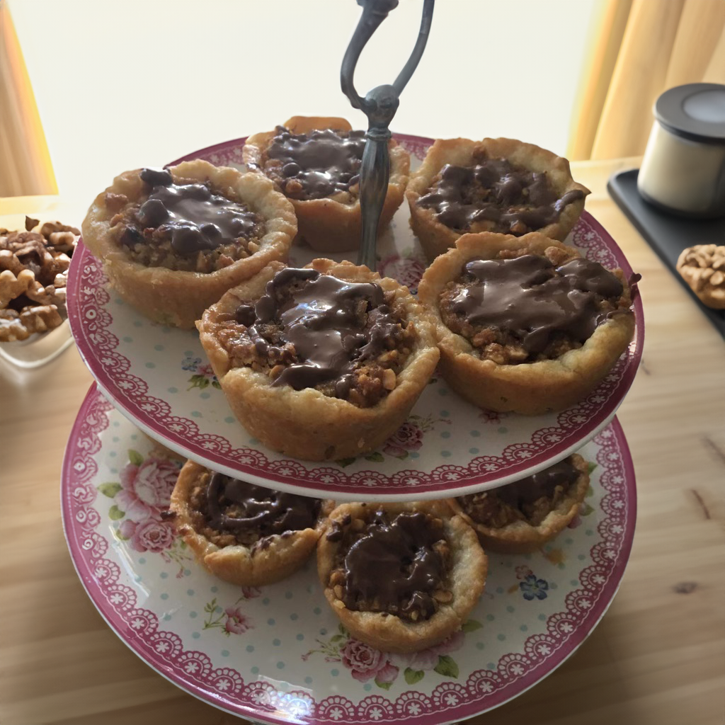 Choco-Nut Delight Mini Tarts